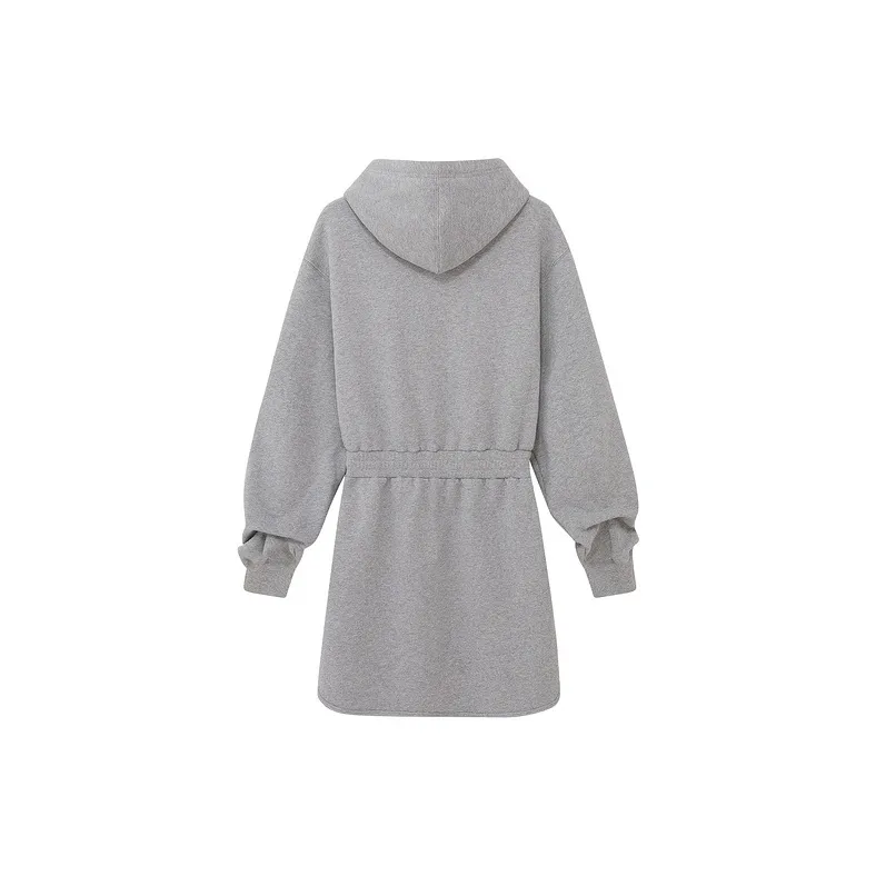 D'zzit Long Sleeved Dresses Women's Light Gray-1