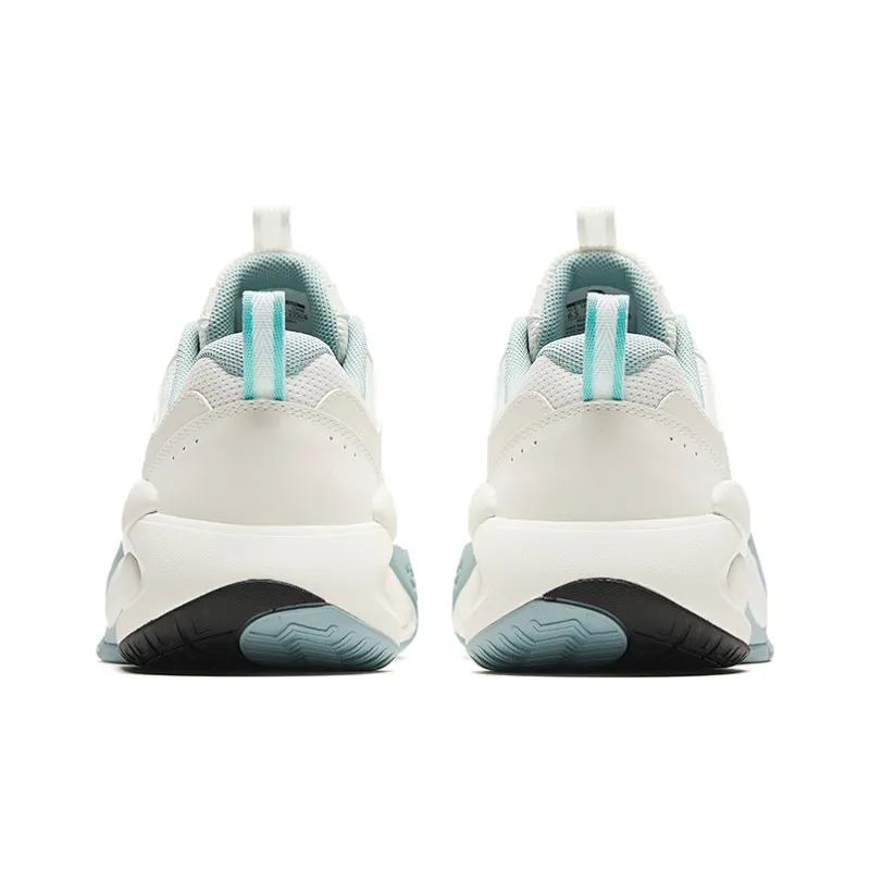 Anta Tennis Low Top Casual Shoes Women's White Cyan-3