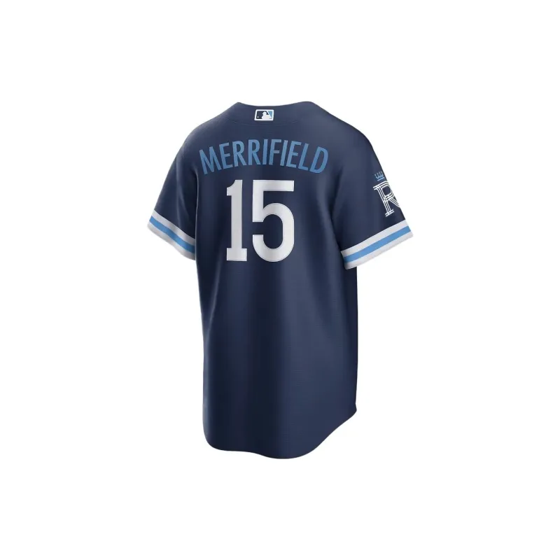 Nike Mlb Kansas City Royals City Connect Whit Merrifield Men's Replica Baseball Jersey-1
