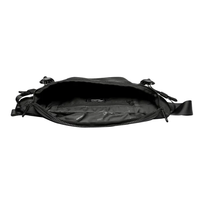 Skechers Fabric Cell Phone Pouch Fanny Pack Unisex Carbon Black-3