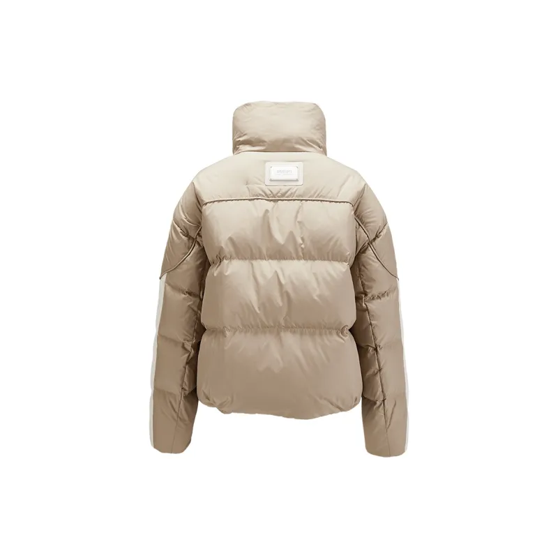 XIANGYING Down Jackets Women's Camel-1