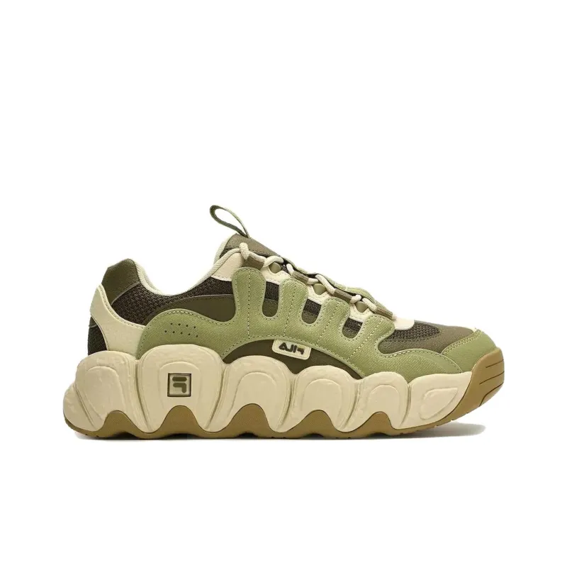 FILA Croissant Chunky Sneakers 'Green Beige'-1