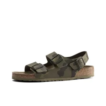 Birkenstock Beach Sandals Unisex Green Camouflage Regular