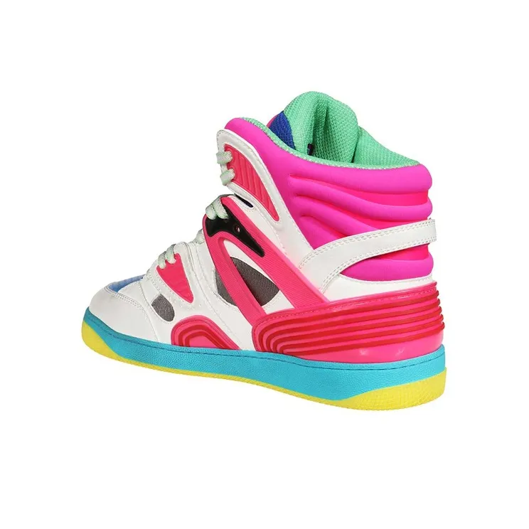 GUCCI Basket High 'White Pink Blue'-3