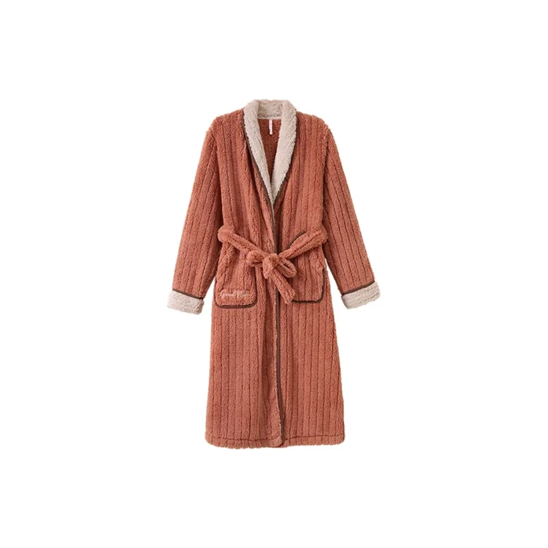 Aannsfam Sleep Robe Women's Tea Brown-0