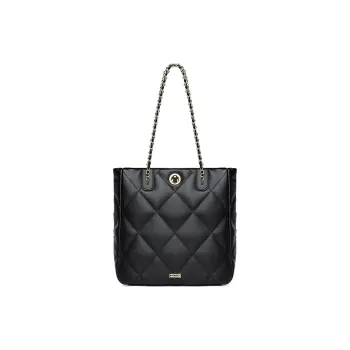 Disney Minnie Series Pu Tote Bag Shopping Bag Crossbody Bag Chain Bag Shoulder Bag Women's Black