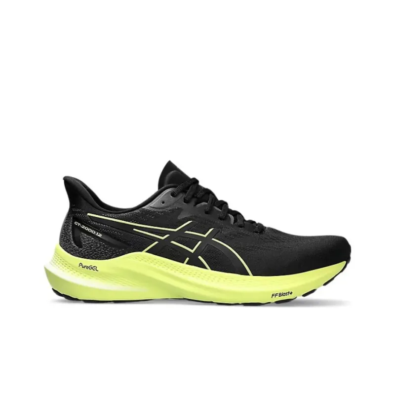 Asics GT 2000 12 Wide 'Black Glow Yellow'-1