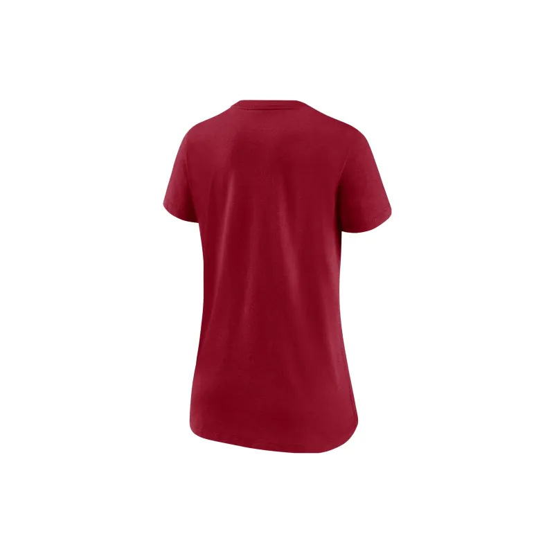 Nike Slant Team NFL Atlanta Falcons Women's Mid V-Neck T-Shirt-1