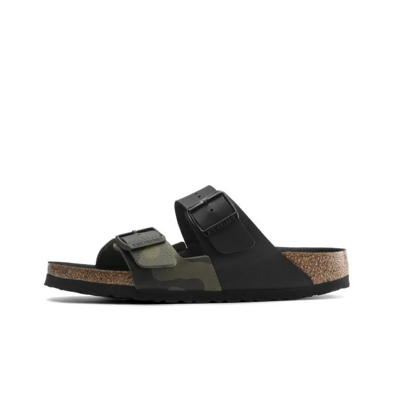 Birkenstock Slide Slippers Unisex Green Camouflage-0