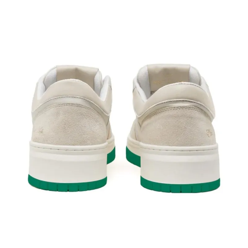 Naked Wolfe CM 01 Low Top Skateboard Shoes Men's White Green-3