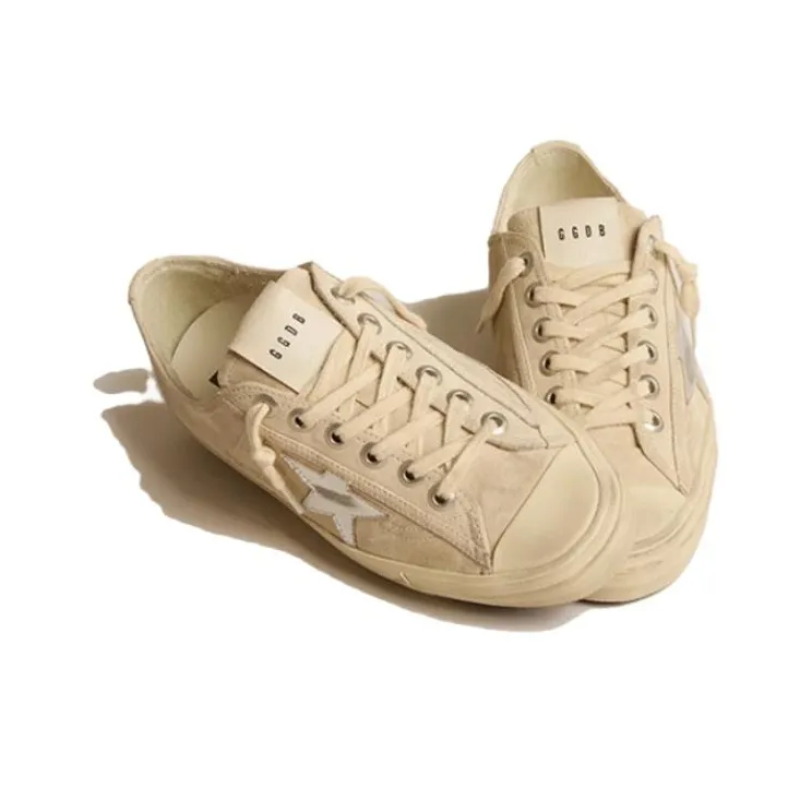 Golden Goose V Star 2 Low Top Skateboard Shoes Men's White-2