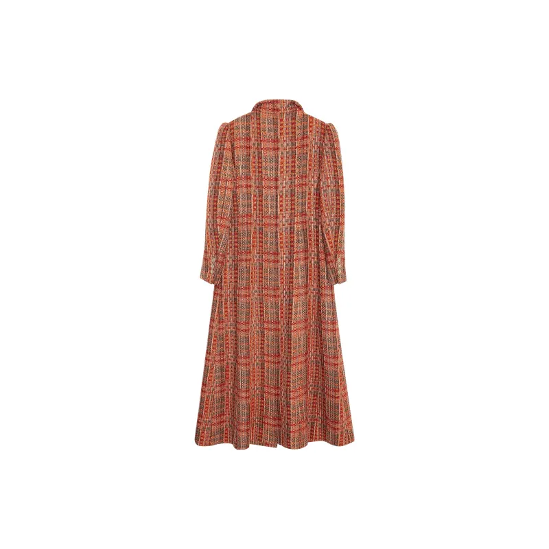CHANEL Coats Women's Orange-1