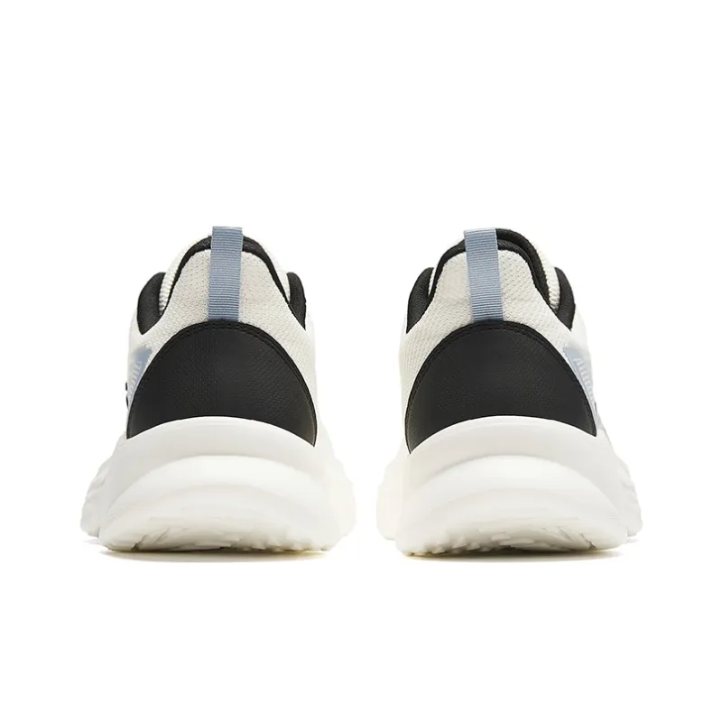Anta Cushioned Slip Resistant Abrasion Resistant Low Top Running Shoes Men's White Blue Black-3