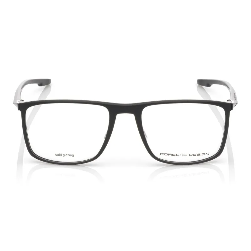 PORSCHE DESIGN Plate Frame Square Eyeglass Frames Unisex-1