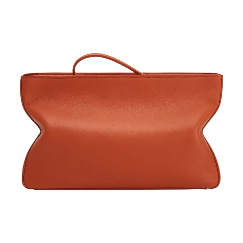 FERRAGAMO Calfskin Clutch Regular Men's Red Terracotta-2