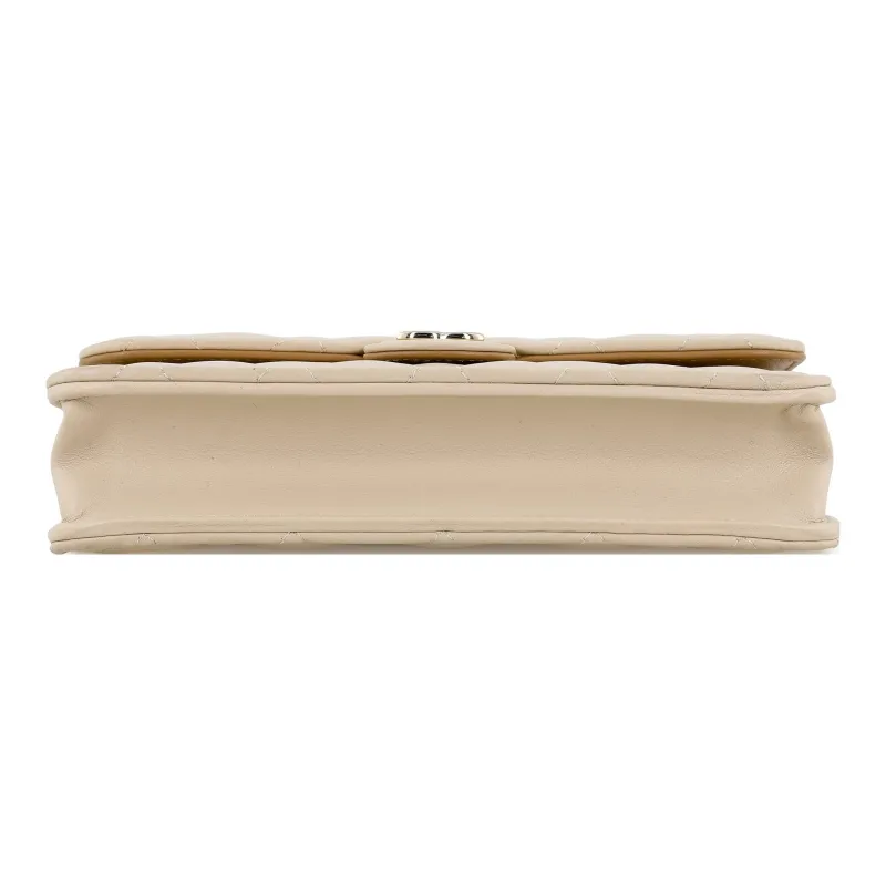 CHANEL Clutch/Phone Holder With Chain Beige-3
