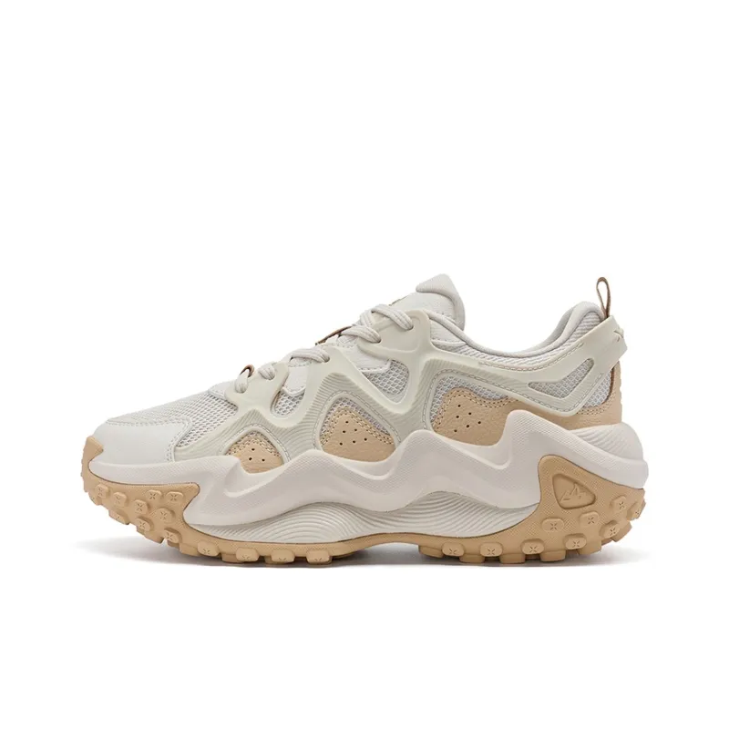 XTEP Low Top Chunky Sneakers Women's Paper Brown-0