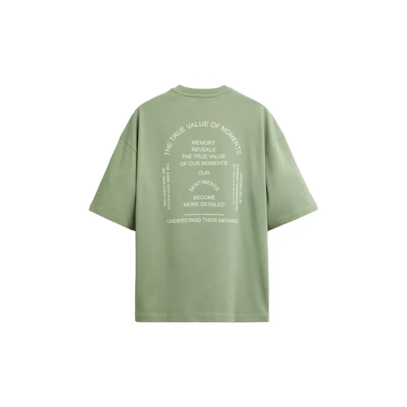 ZARA T-Shirts Men Light Green-1