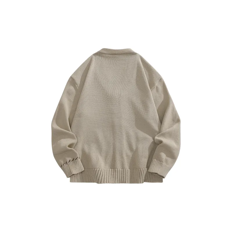 SHINCHAN Knitwear Sweater Coat Unisex-6