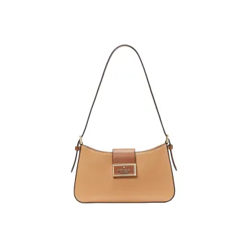Kate Spade Leather Shoulder Bag, Handbag, Shoulder Bag Small Size Women's Light Brown & Multicolor
