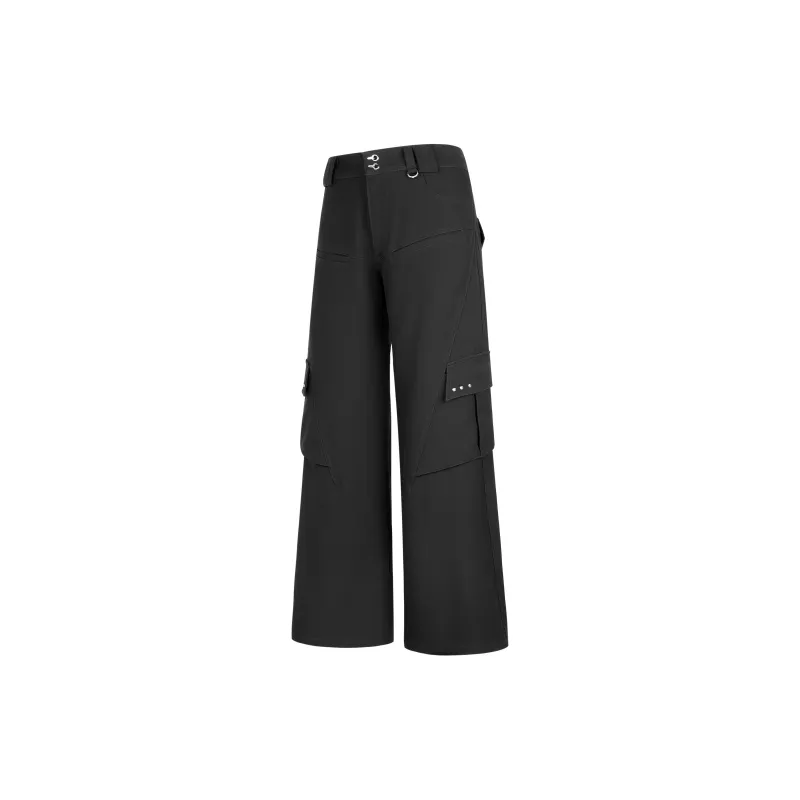The Last Redemption 23AW Cargo Pants Women's Black-1
