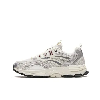 Anta Millennial Cushioning Anti Slip And Wear Resistant Low Top Casual Shoes Men's White Gray Silver