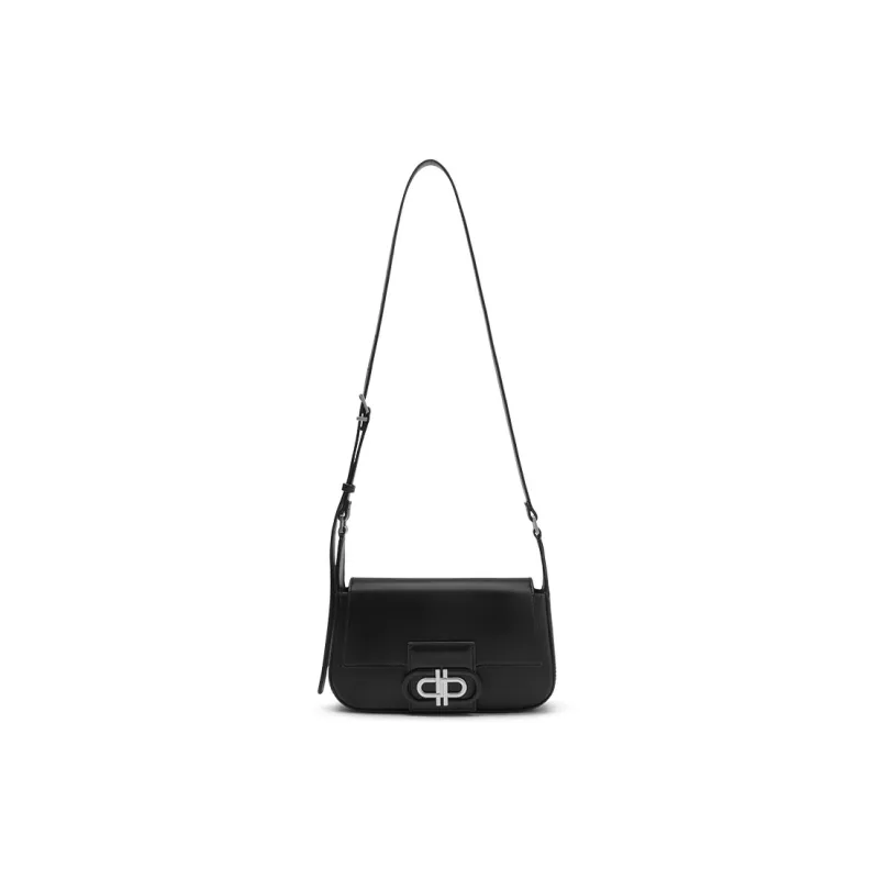 PEDRO Icon Series Calfskin Shoulder Bag Shoulder Bag Women's Black/Light Gray/Blue-2