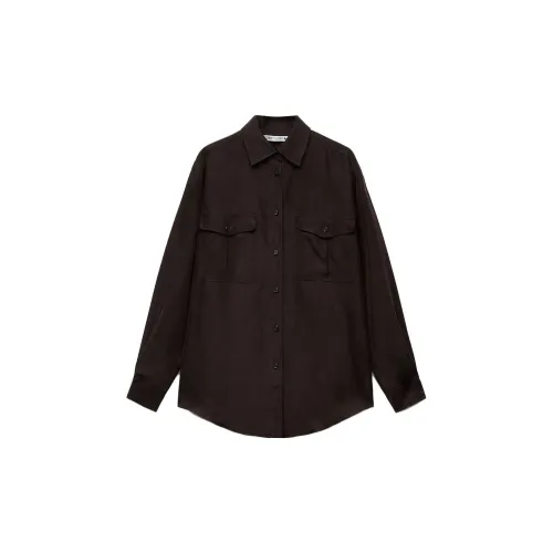 ZARA Shirts Women's Brown