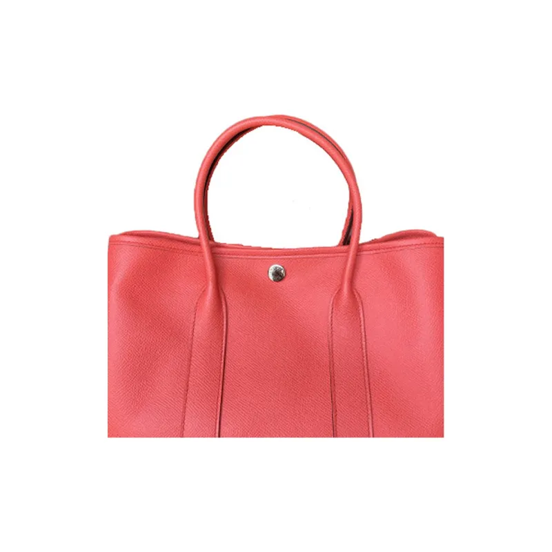 HERMES Epsom Calfskin Handbag Women's 0E Rose Texas Texas Pink-3