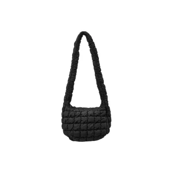 COS Polyester Cloud Bag, Shoulder Bag, Crossbody Bag Regular Women's Black