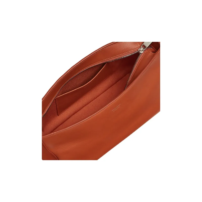 FERRAGAMO Calfskin Clutch Regular Men's Red Terracotta-3