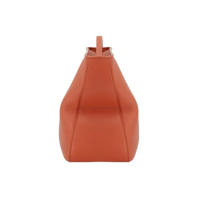 FERRAGAMO Calfskin Clutch Regular Men's Red Terracotta-1