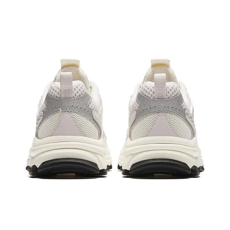 Anta Millennial Cushioning Wear Resistant Low Top Casual Shoes Women's White Gray-3