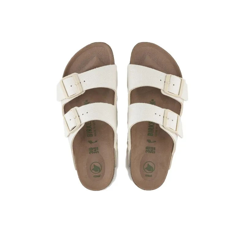 Birkenstock Slide Slippers Men's Eggshell White Regular-3