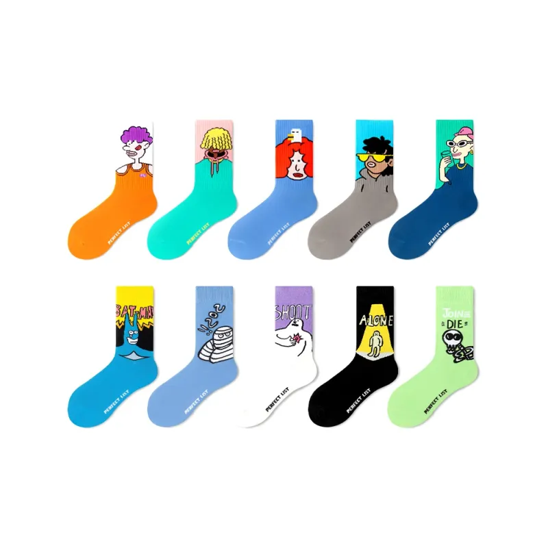 PL Mid Calf Socks Unisex 10 Pack-0