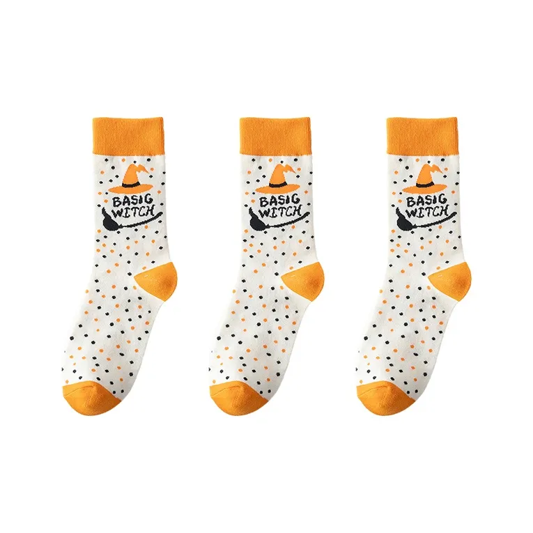 Woven Pear Mid-Calf Socks Unisex 3 Pack-1