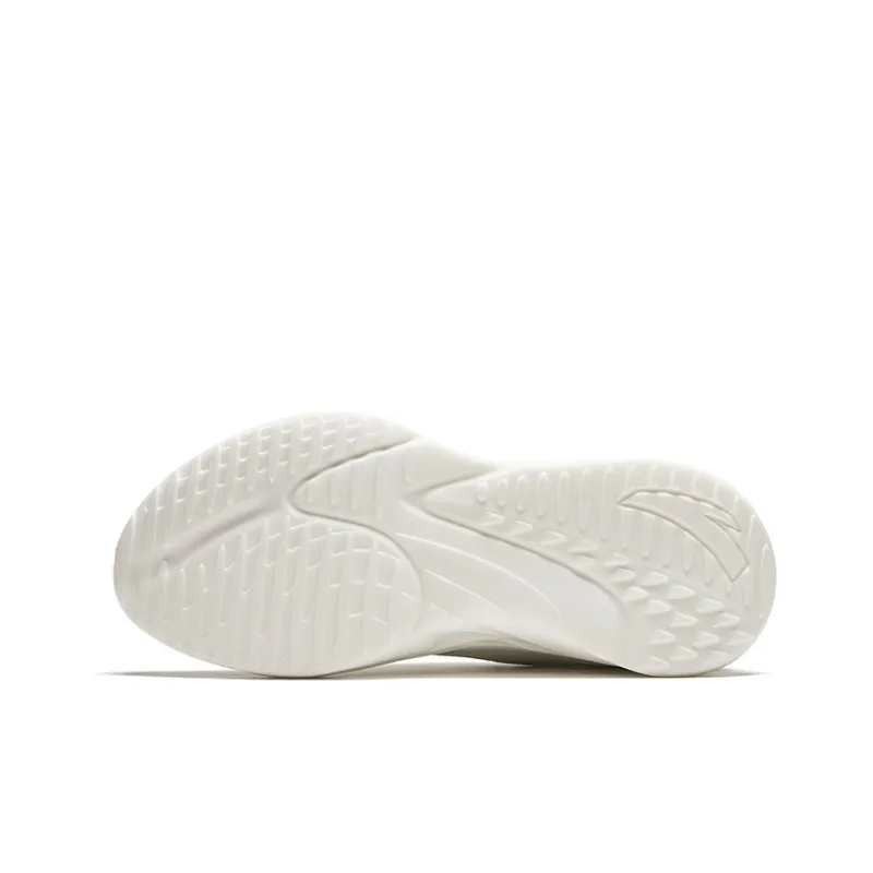 Anta Cushioned Slip Resistant Abrasion Resistant Low Top Running Shoes Men's White Blue Black-4