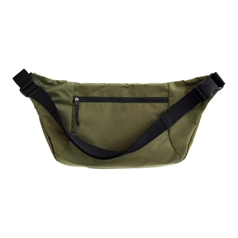 MYBRANDORIGINAL Nylon Cycling Sporty Style Crossbody Bag Medium Size Men's Green/Black-1