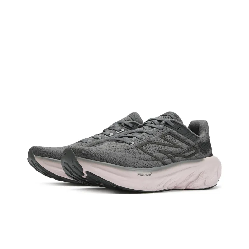 New Balance 1080v13 Cushioning Lightweight Low Top Running Shoes Women's Gray-1