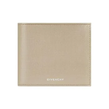 Givenchy 4G Calfskin Card Holder, Wallet Regular Men's Khaki