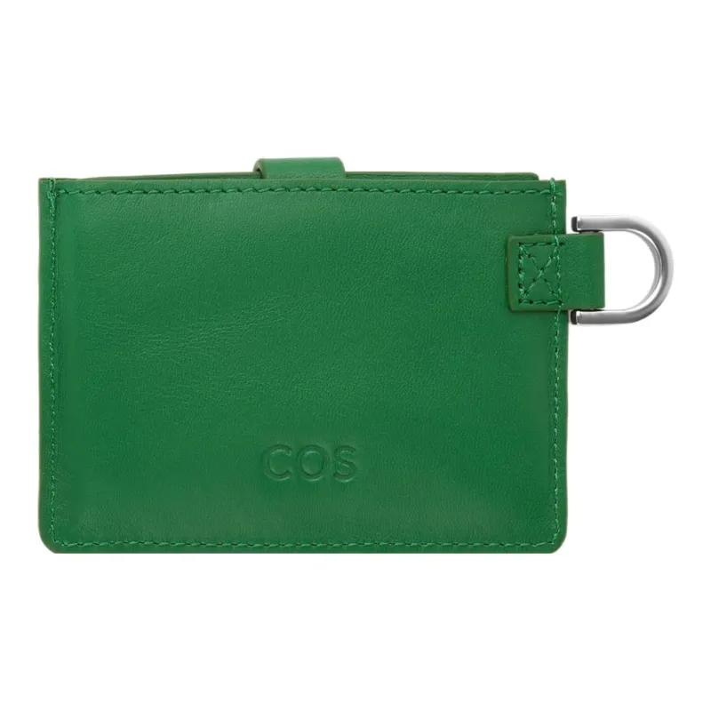 COS Soft Cow Leather Shoulder Bag Crossbody Bag With Card Clip Regular Unisex Green-0