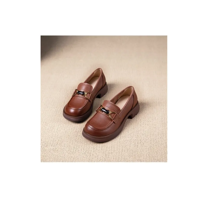 YEDANI Loafers Women's Black Brown-8