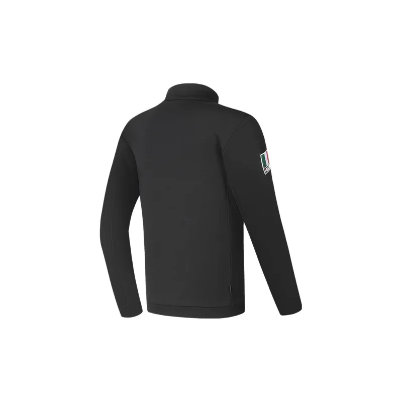 FILA Knitted Fabric Jacket Men's Pitch Black-1