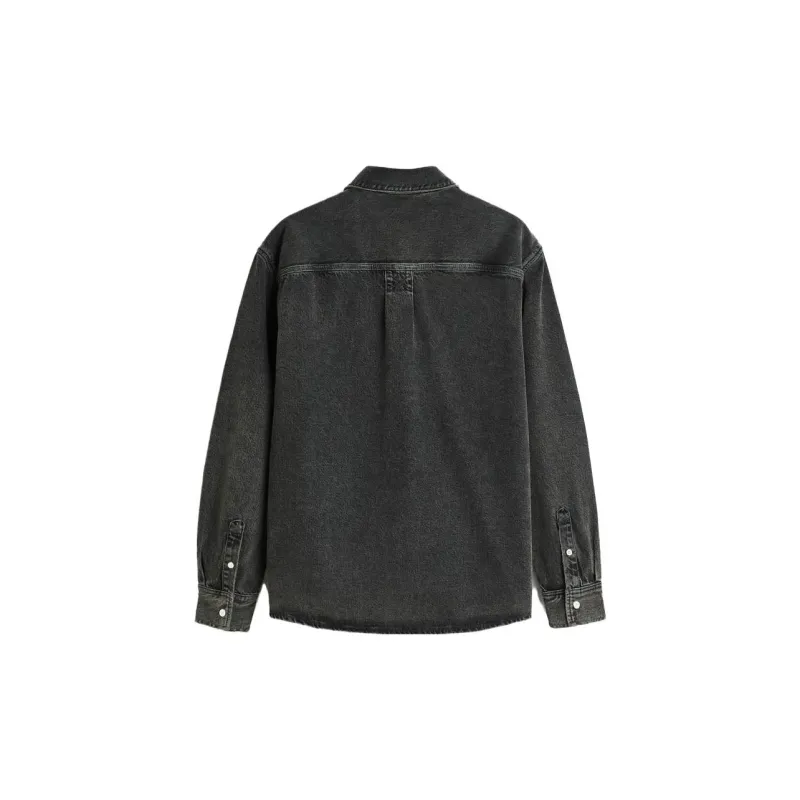 ZARA Denim Jackets Men Gray-1