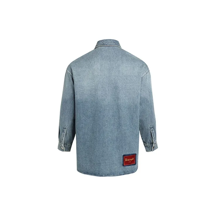 LIUREGALI Denim Jacket Women's Navy Blue-1