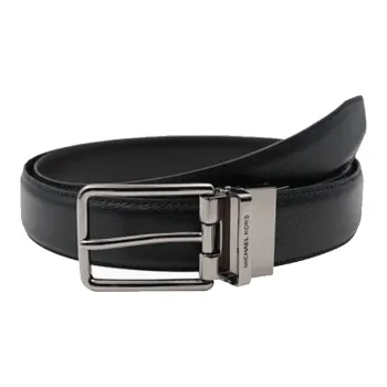 MICHAEL KORS Leather Belts Men Black