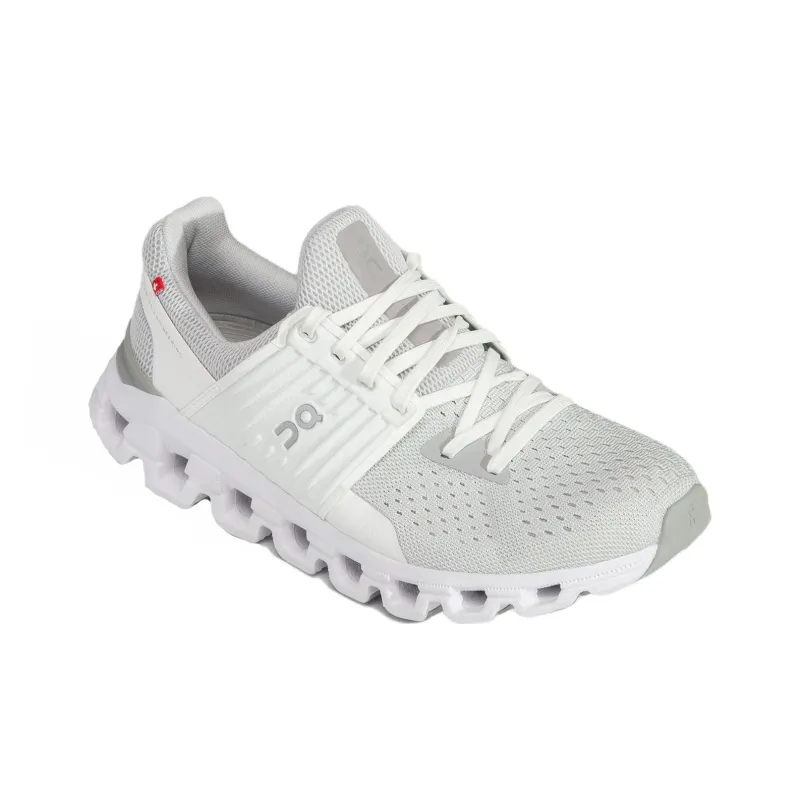 On Running Cloudswift Glacier Grey White Women's-2