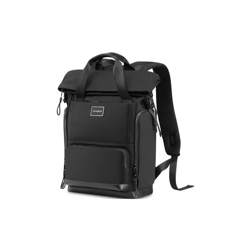 SAMSONITE Fabric Backpack Medium Size Unisex Black-1