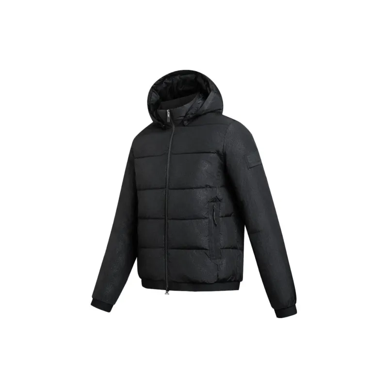 EMPORIO ARMANI EA7 FW23 Puffer Jacket Men's Black-2