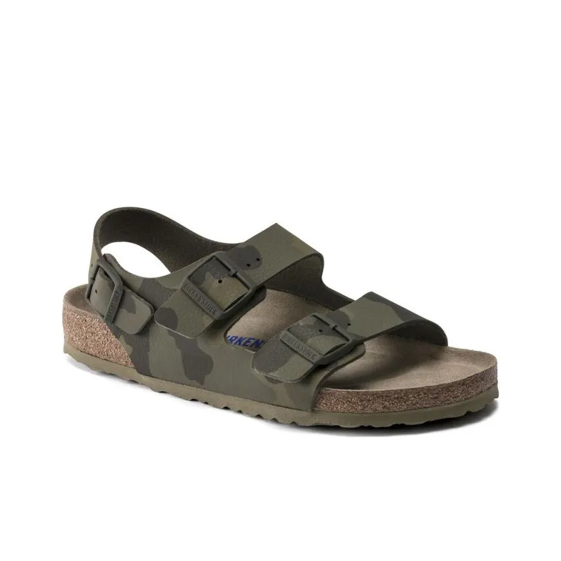 Birkenstock Beach Sandals Unisex Green Camouflage Regular-1